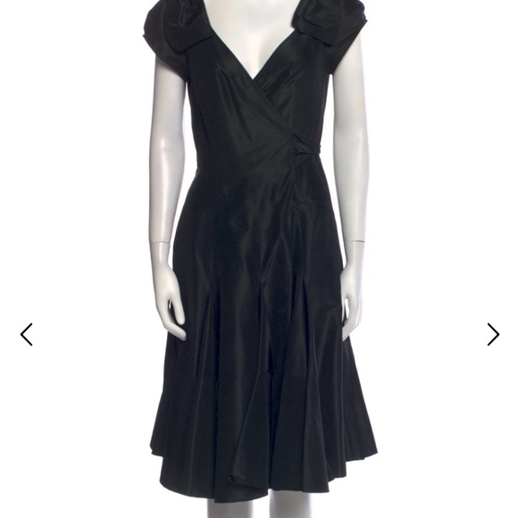 Diane Von Furstenberg Dresses & Skirts - Diane Von Furstenberg Black Midi Dress